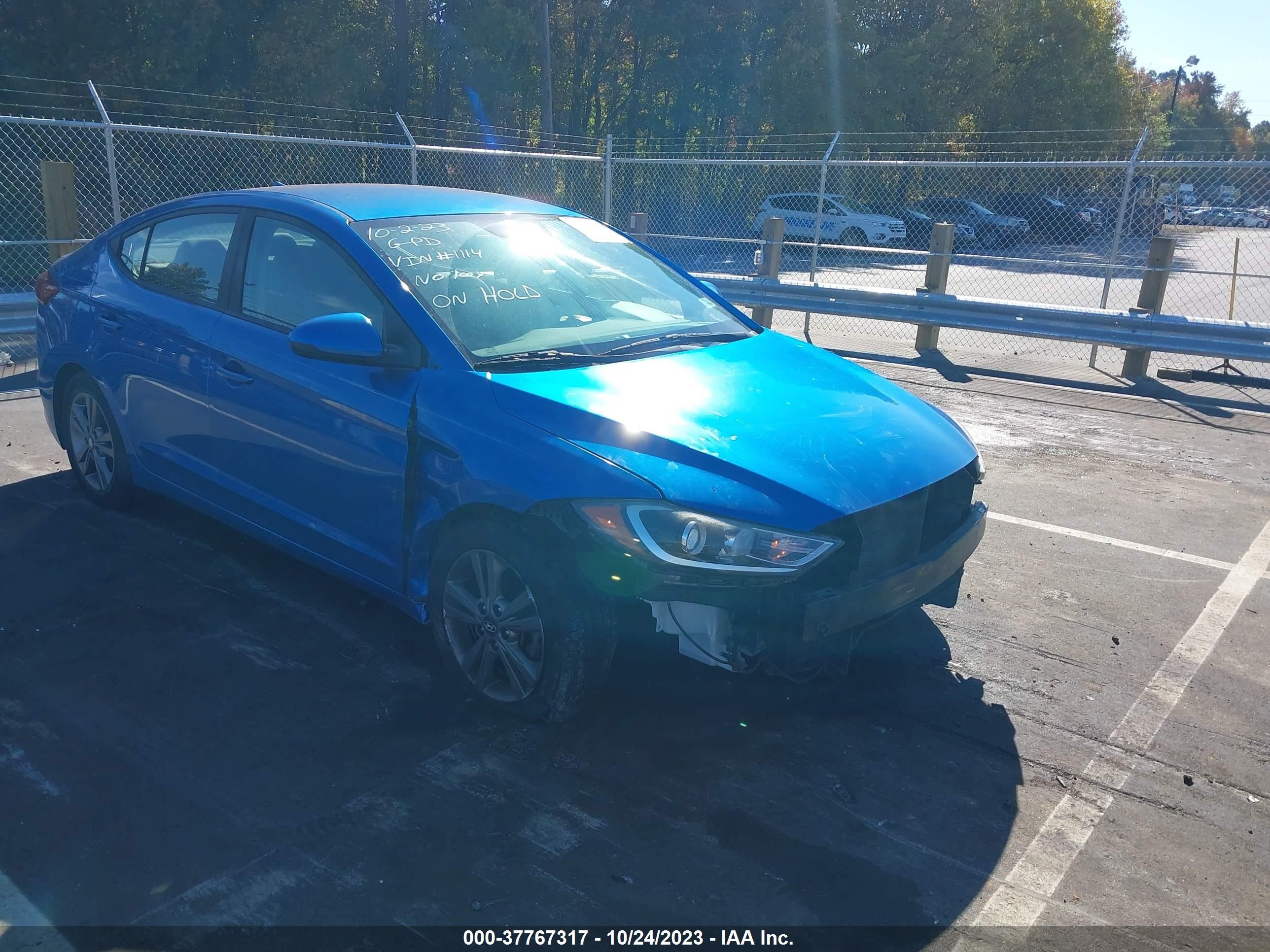 Photo 0 VIN: KMHD84LF0HU191114 - HYUNDAI ELANTRA 