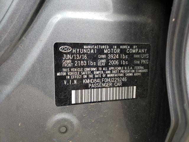 Photo 11 VIN: KMHD84LF0HU229246 - HYUNDAI ELANTRA 