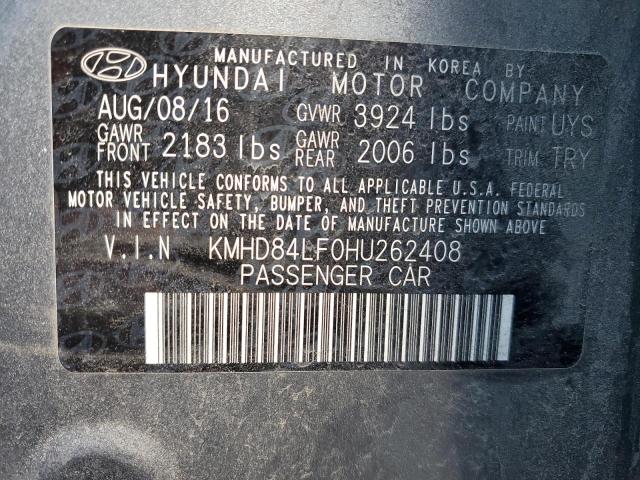 Photo 11 VIN: KMHD84LF0HU262408 - HYUNDAI ELANTRA 