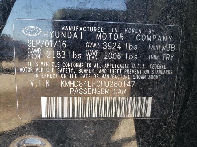 Photo 12 VIN: KMHD84LF0HU280147 - HYUNDAI ELANTRA SE 