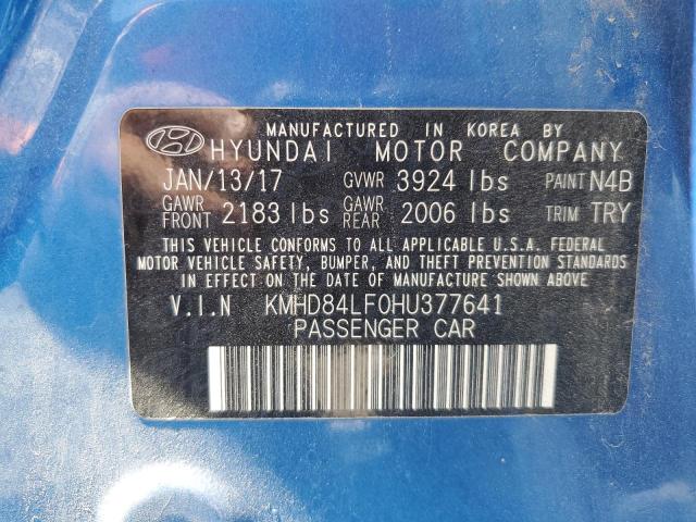 Photo 12 VIN: KMHD84LF0HU377641 - HYUNDAI ELANTRA SE 