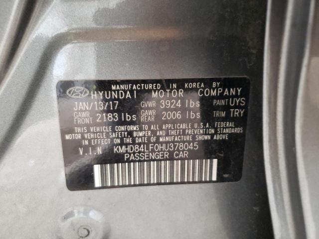 Photo 12 VIN: KMHD84LF0HU378045 - HYUNDAI ELANTRA SE 