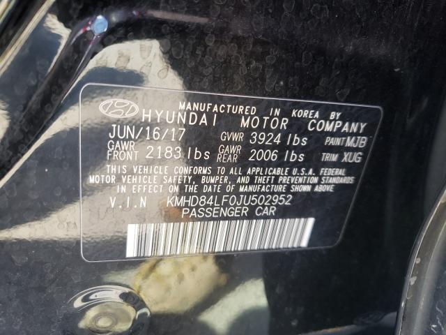 Photo 9 VIN: KMHD84LF0JU502952 - HYUNDAI ELANTRA SE 