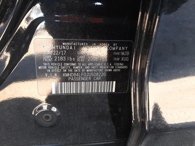 Photo 9 VIN: KMHD84LF0JU508220 - HYUNDAI ELANTRA SE 