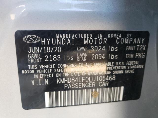 Photo 9 VIN: KMHD84LF0LU105468 - HYUNDAI ELANTRA SE 