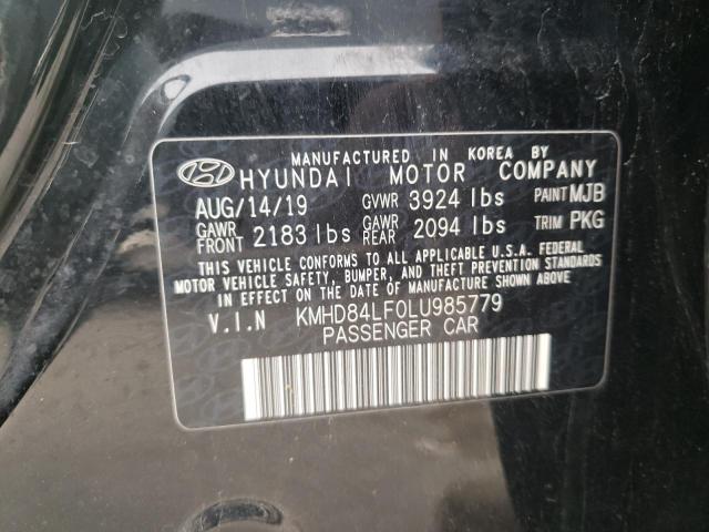 Photo 11 VIN: KMHD84LF0LU985779 - HYUNDAI ELANTRA 