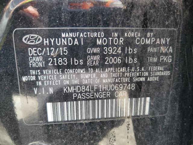 Photo 9 VIN: KMHD84LF1HU069748 - HYUNDAI ELANTRA SE 