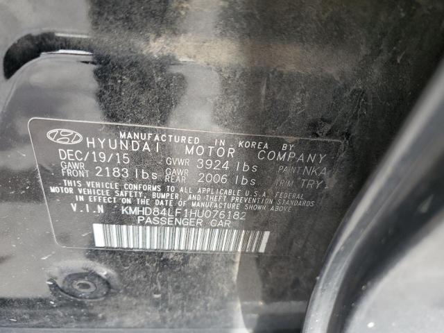 Photo 9 VIN: KMHD84LF1HU076182 - HYUNDAI ELANTRA SE 