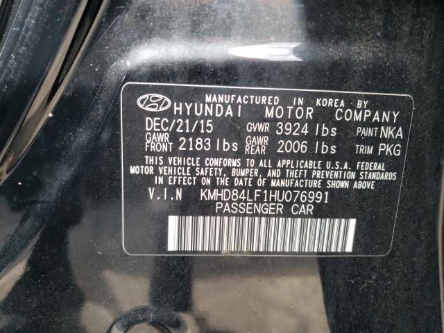 Photo 9 VIN: KMHD84LF1HU076991 - HYUNDAI ELANTRA SE 