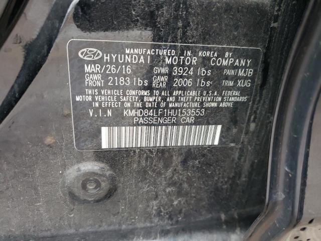 Photo 9 VIN: KMHD84LF1HU153553 - HYUNDAI ELANTRA SE 