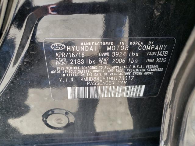 Photo 9 VIN: KMHD84LF1HU173317 - HYUNDAI ELANTRA SE 