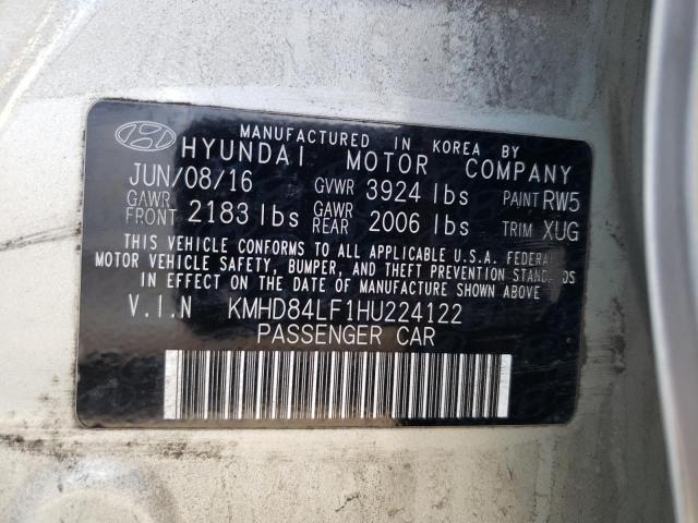 Photo 12 VIN: KMHD84LF1HU224122 - HYUNDAI ELANTRA SE 