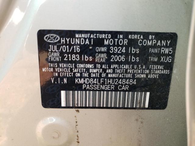 Photo 9 VIN: KMHD84LF1HU248484 - HYUNDAI ELANTRA SE 