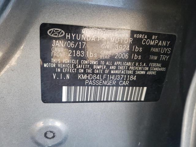 Photo 9 VIN: KMHD84LF1HU371184 - HYUNDAI ELANTRA SE 