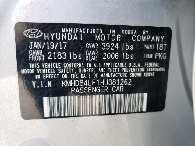 Photo 9 VIN: KMHD84LF1HU381262 - HYUNDAI ELANTRA SE 