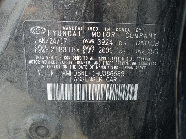 Photo 9 VIN: KMHD84LF1HU386588 - HYUNDAI ELANTRA SE 