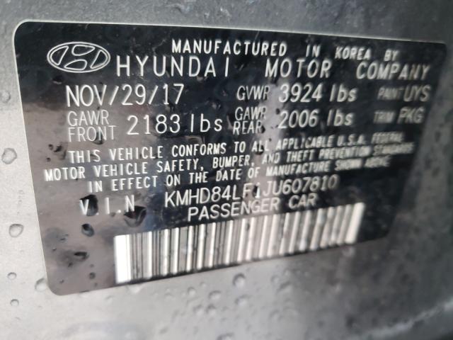 Photo 9 VIN: KMHD84LF1JU607810 - HYUNDAI ELANTRA SE 