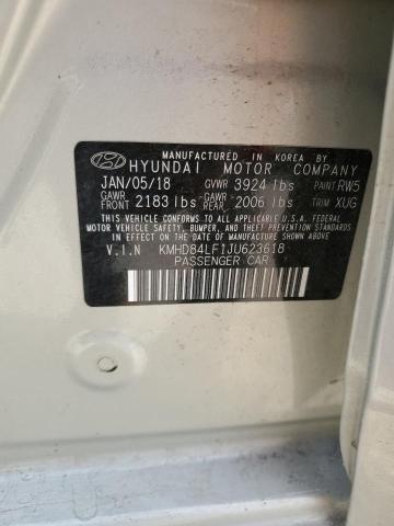 Photo 11 VIN: KMHD84LF1JU623618 - HYUNDAI ELANTRA 