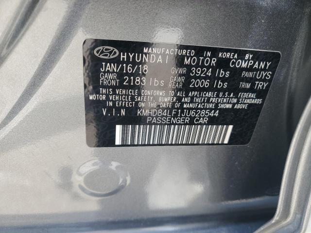 Photo 11 VIN: KMHD84LF1JU628544 - HYUNDAI ELANTRA SE 