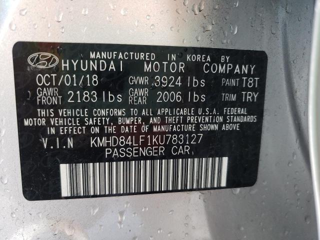 Photo 9 VIN: KMHD84LF1KU783127 - HYUNDAI ELANTRA SE 