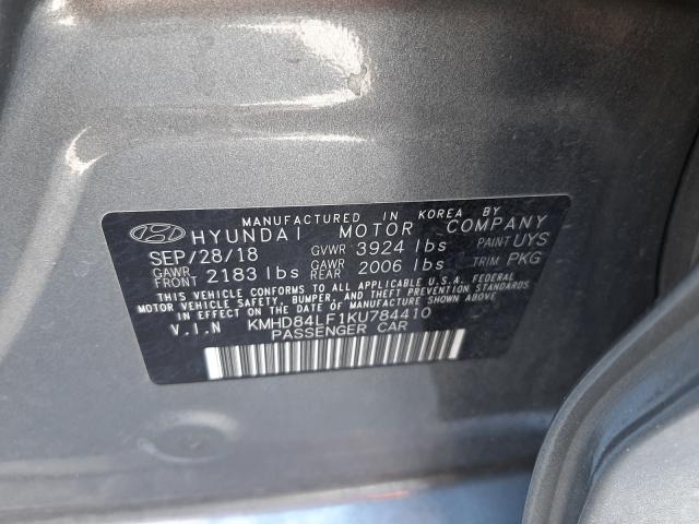 Photo 9 VIN: KMHD84LF1KU784410 - HYUNDAI ELANTRA SE 