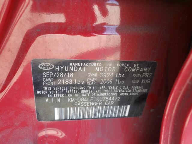 Photo 11 VIN: KMHD84LF1KU784472 - HYUNDAI ELANTRA 