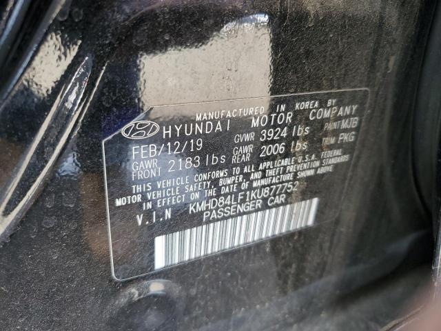 Photo 11 VIN: KMHD84LF1KU877752 - HYUNDAI ELANTRA 