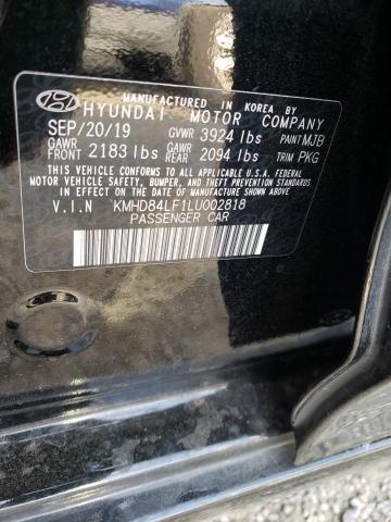 Photo 9 VIN: KMHD84LF1LU002818 - HYUNDAI ELANTRA SE 