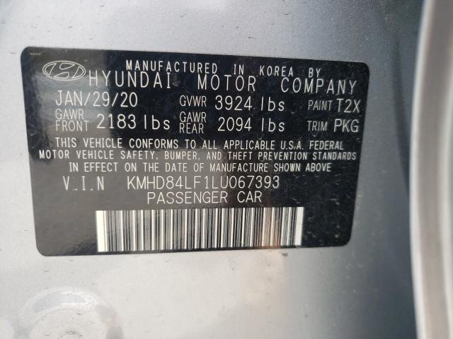 Photo 9 VIN: KMHD84LF1LU067393 - HYUNDAI ELANTRA 