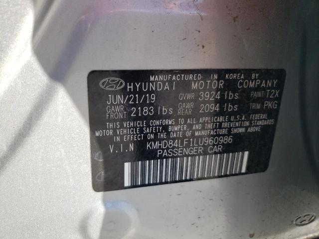 Photo 9 VIN: KMHD84LF1LU960986 - HYUNDAI ELANTRA SE 