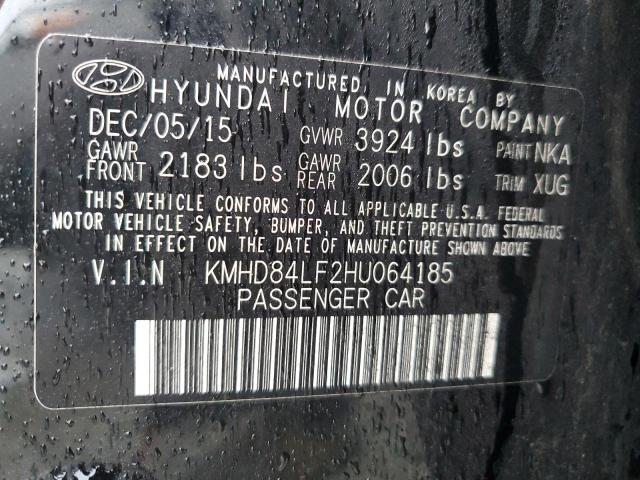 Photo 11 VIN: KMHD84LF2HU064185 - HYUNDAI ELANTRA 