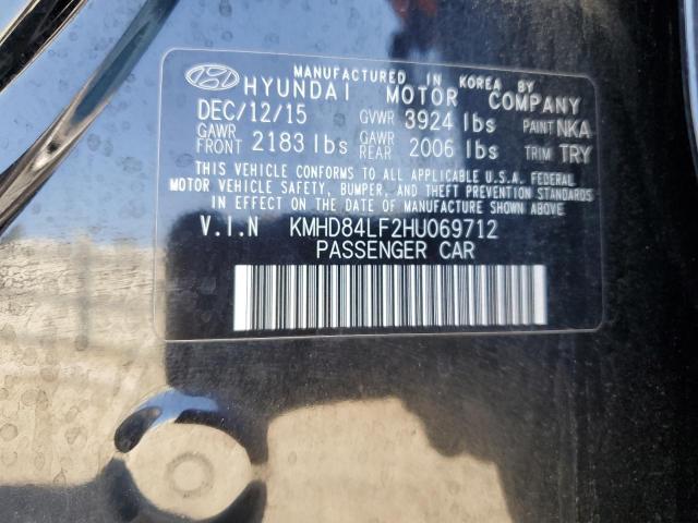 Photo 12 VIN: KMHD84LF2HU069712 - HYUNDAI ELANTRA 