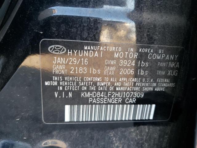 Photo 12 VIN: KMHD84LF2HU107309 - HYUNDAI ELANTRA SE 