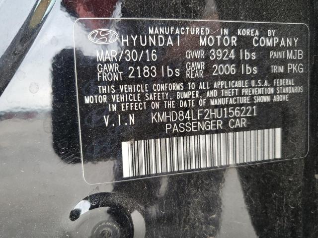 Photo 12 VIN: KMHD84LF2HU156221 - HYUNDAI ELANTRA 