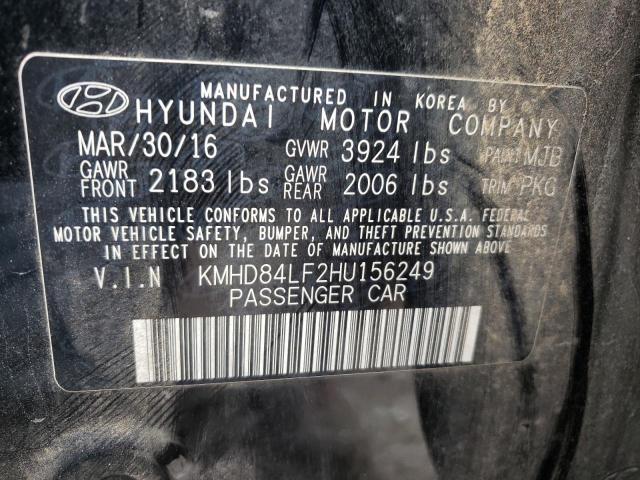 Photo 11 VIN: KMHD84LF2HU156249 - HYUNDAI ELANTRA 