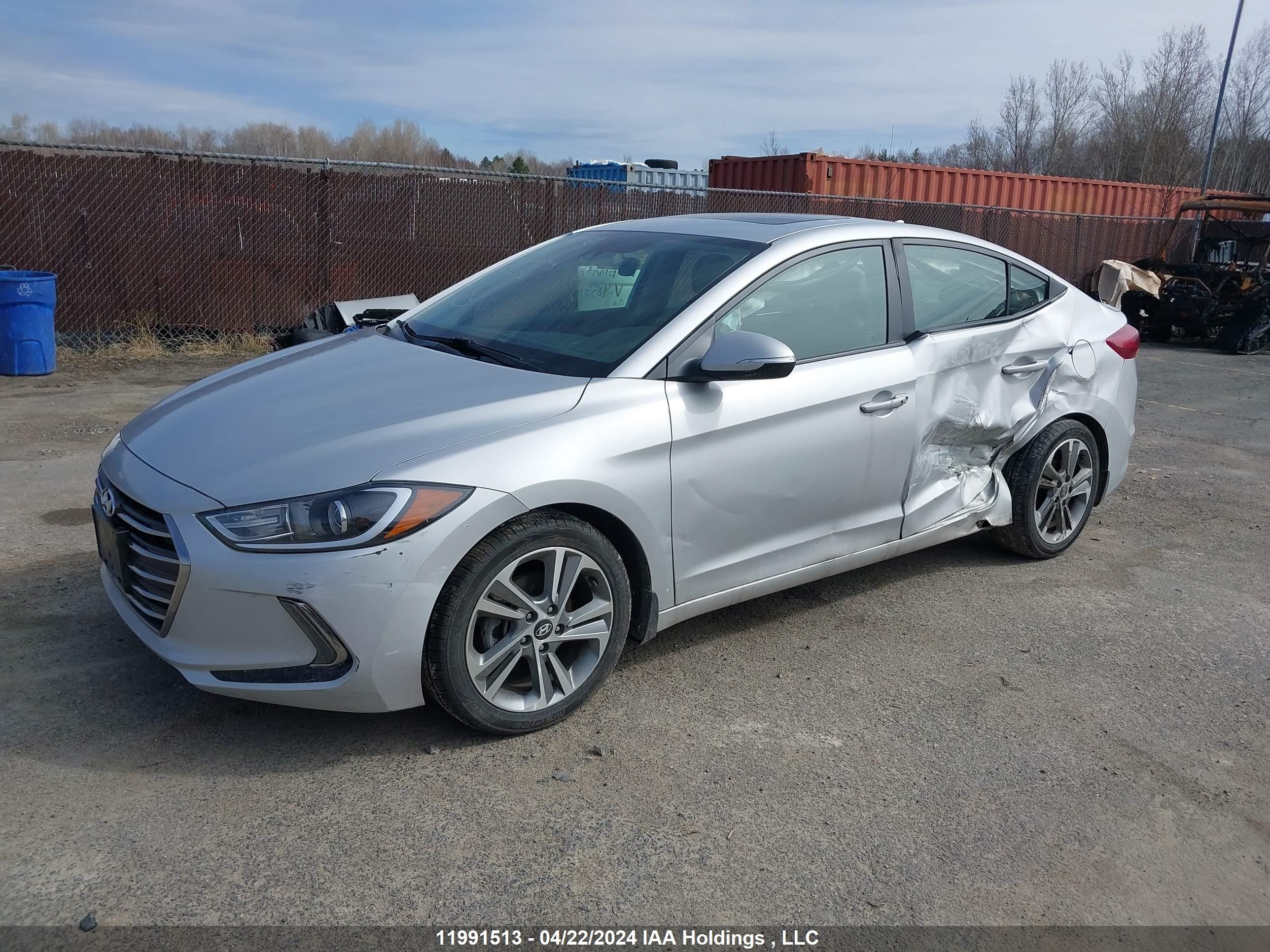 Photo 1 VIN: KMHD84LF2JU485510 - HYUNDAI ELANTRA 