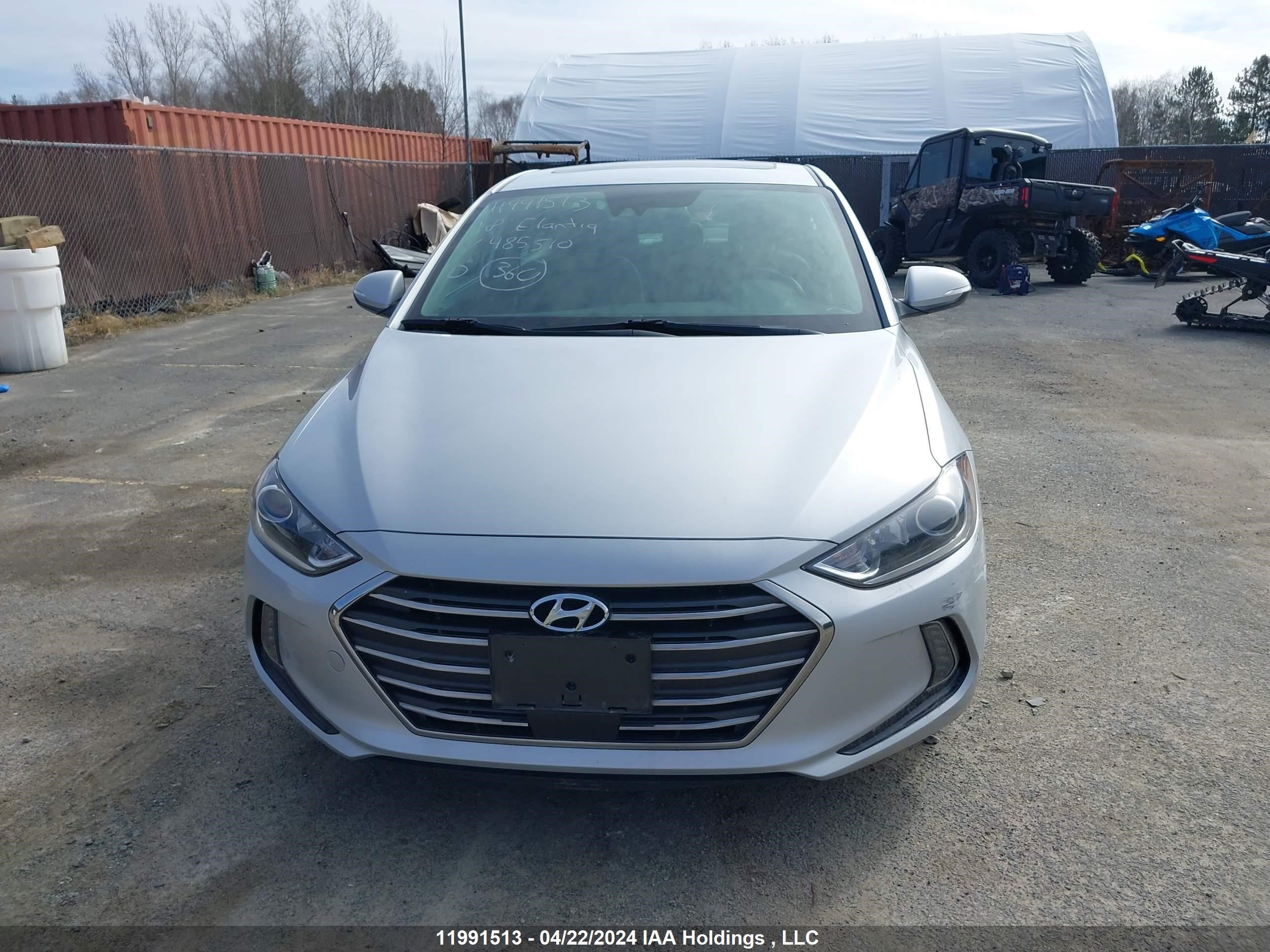 Photo 12 VIN: KMHD84LF2JU485510 - HYUNDAI ELANTRA 