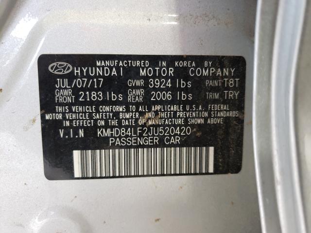 Photo 9 VIN: KMHD84LF2JU520420 - HYUNDAI ELANTRA SE 