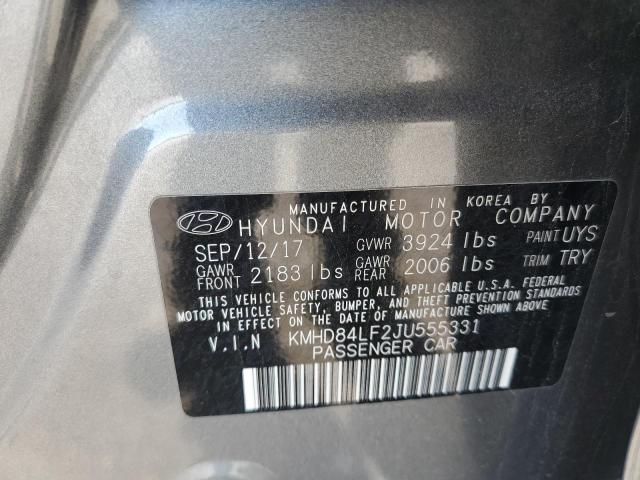 Photo 11 VIN: KMHD84LF2JU555331 - HYUNDAI ELANTRA SE 