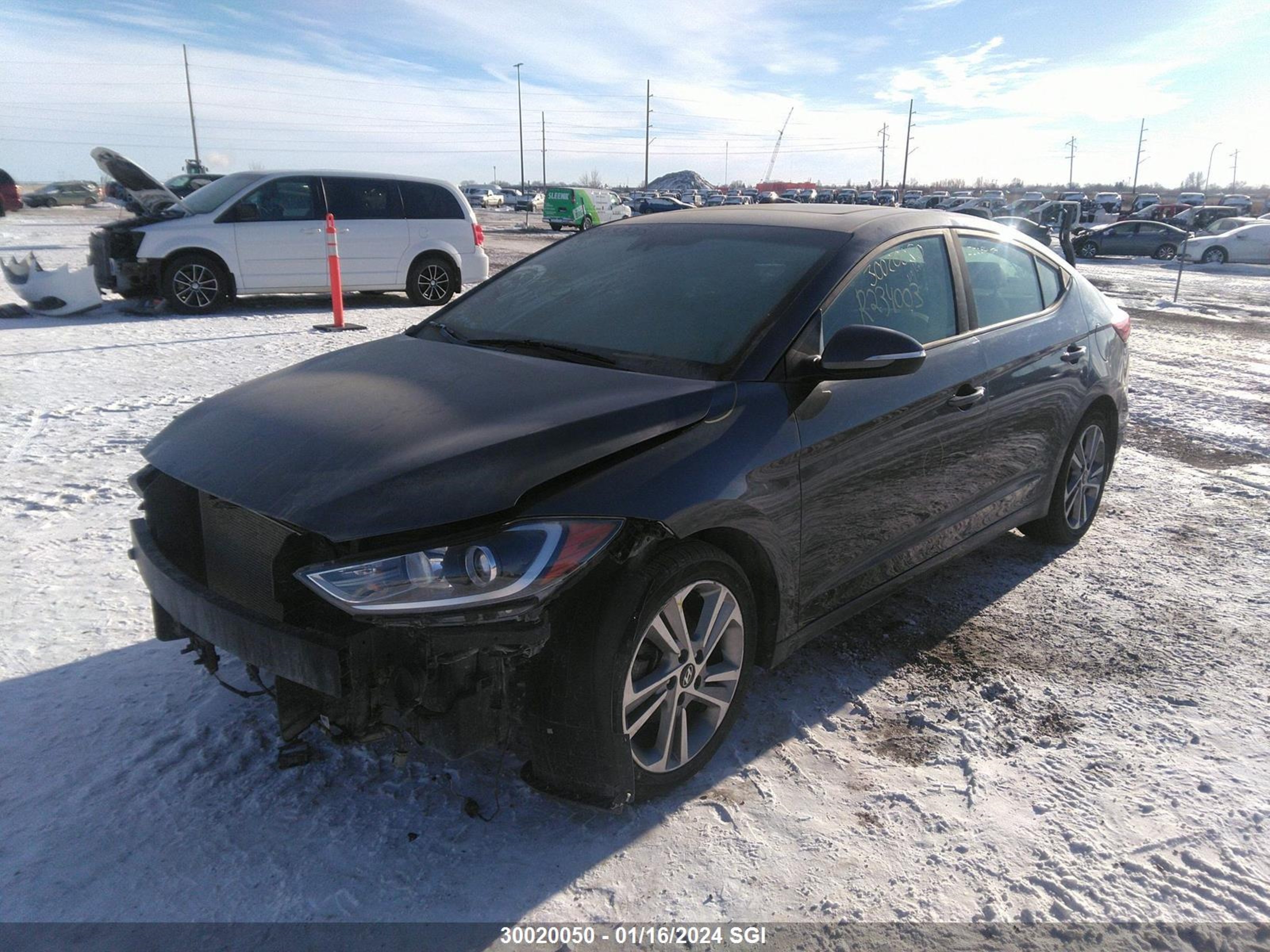 Photo 1 VIN: KMHD84LF2JU579791 - HYUNDAI ELANTRA 