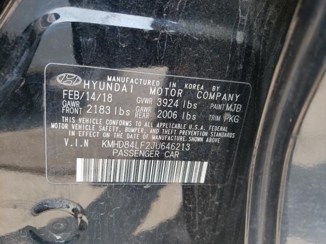 Photo 9 VIN: KMHD84LF2JU646213 - HYUNDAI ELANTRA SE 