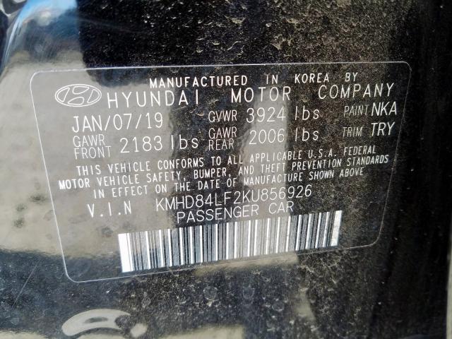 Photo 9 VIN: KMHD84LF2KU856926 - HYUNDAI ELANTRA SE 