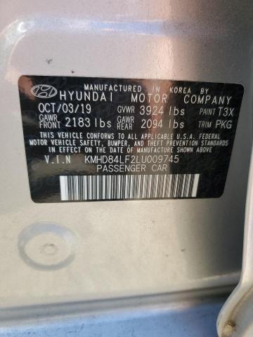 Photo 12 VIN: KMHD84LF2LU009745 - HYUNDAI ELANTRA SE 