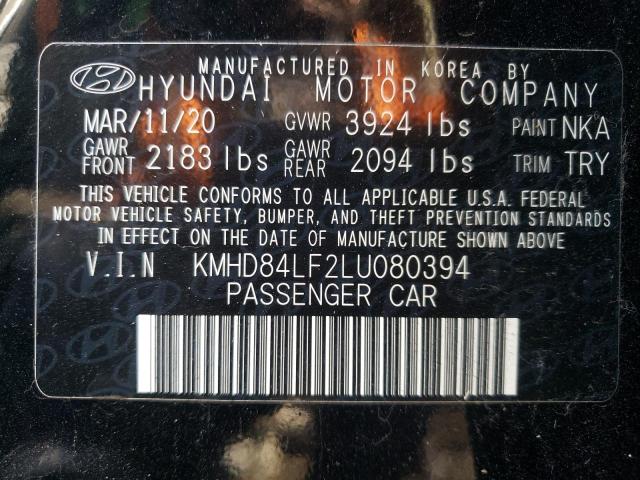 Photo 12 VIN: KMHD84LF2LU080394 - HYUNDAI ELANTRA 