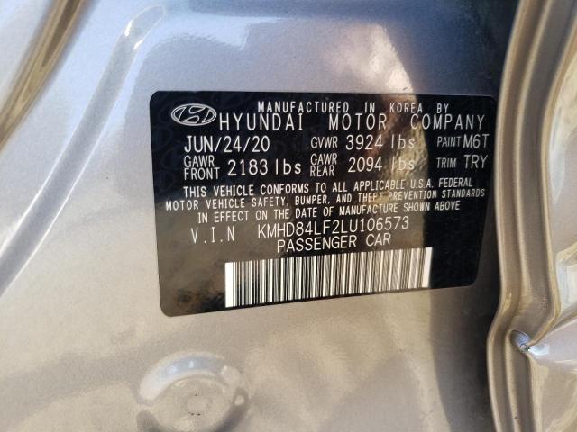 Photo 9 VIN: KMHD84LF2LU106573 - HYUNDAI ELANTRA SE 