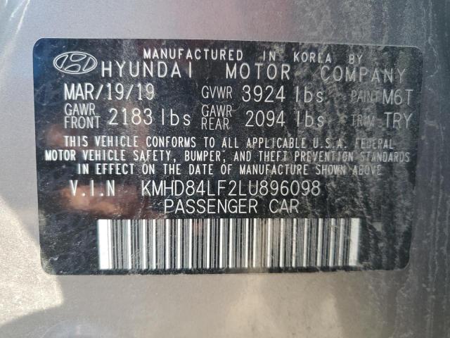 Photo 11 VIN: KMHD84LF2LU896098 - HYUNDAI ELANTRA SE 