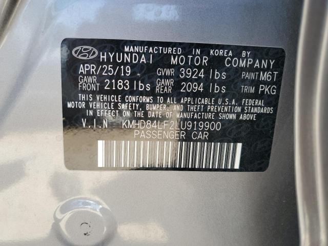 Photo 12 VIN: KMHD84LF2LU919900 - HYUNDAI ELANTRA SE 