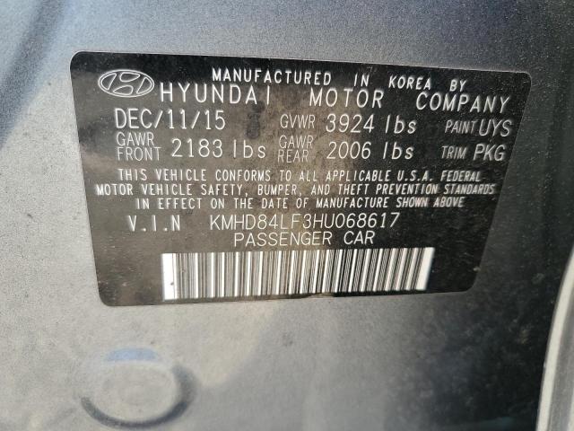 Photo 12 VIN: KMHD84LF3HU068617 - HYUNDAI ELANTRA SE 