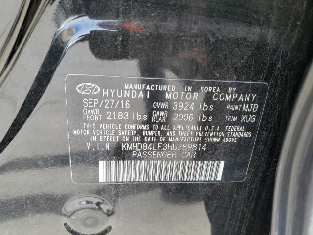 Photo 11 VIN: KMHD84LF3HU289814 - HYUNDAI ELANTRA 