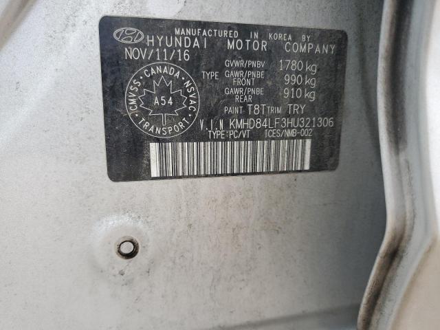 Photo 12 VIN: KMHD84LF3HU321306 - HYUNDAI ELANTRA SE 